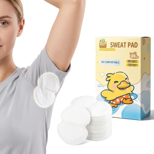 Underarm Sweat Pads for Men & Women - 20 Absorbent Pads