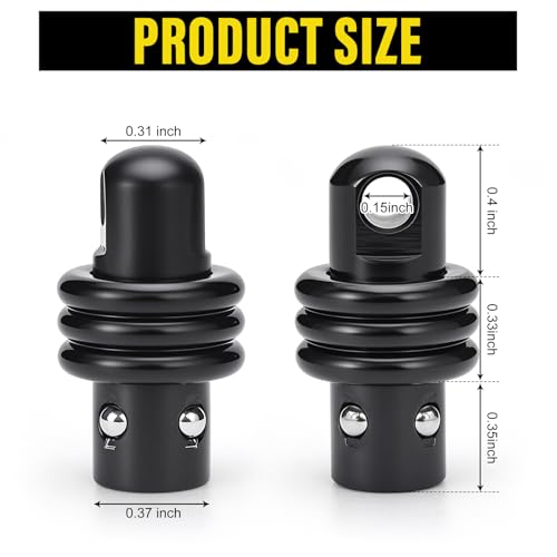 Quick-Detach Adapter Swivel Studs for Sling Mounts - 2 Pcs