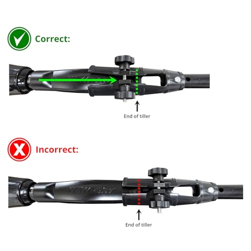 18-Inch Tiller Handle Extension for Gas and Electric Trolling Motors