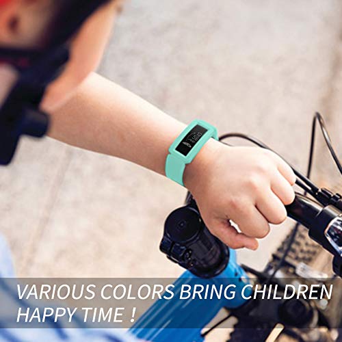 Fitbit Ace 2 Replacement Band - Soft Silicone Wristband, Teal
