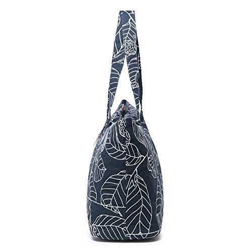 Full-Zip Yoga Mat Bag with Holder - Leaves Design