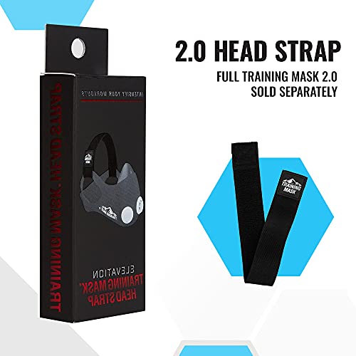 Adjustable Breathing Band for Elevation Training Mask 2.0 - Black