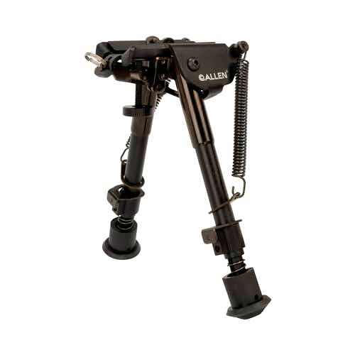 Allen Bozeman Bipod with Sling Swivel Mount, 6 to 9",Black