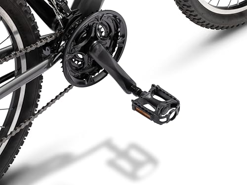 Lightweight Replacement Bike Pedals with Reflectors - One Size