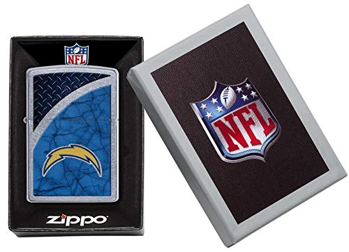 NFL San Diego Chargers Windproof Pocket Lighter - Chrome