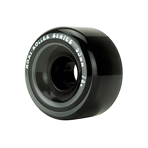 Moxi Classic Outdoor Roller Skate Wheels 35mm x 65mm Black 78A - 4 Pack