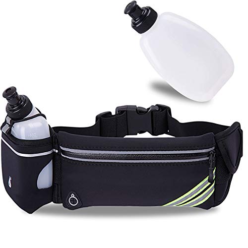 Hydration Running Belt with Water Bottle Holder for Smartphones