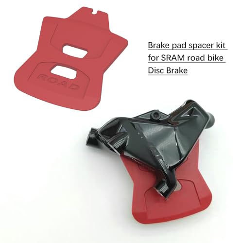 Disc Brake Pad Spacer Kit for SRAM Road - 4pcs Red