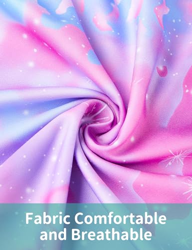 Girls' Sparkly Gymnastics Leotards 2 Pack – Breathable Biketards
