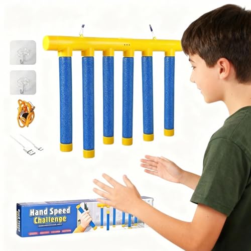 Catch Sticks Game - Adjustable Speed Hand Eye Coordination Toy
