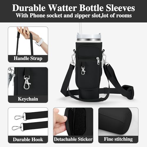 Neoprene Water Bottle Carrier Bag for Stanley Cup 40/30oz