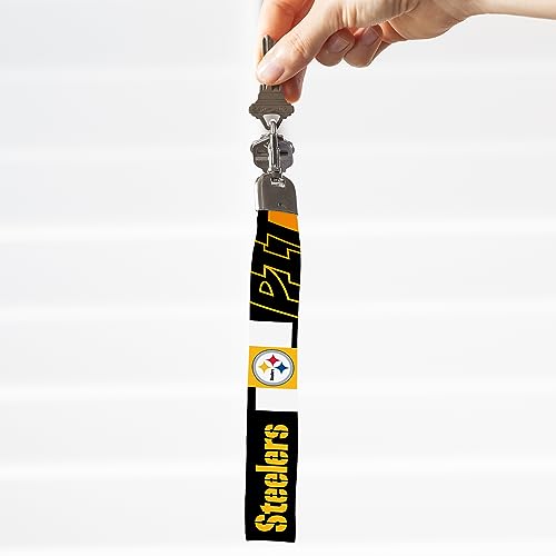 Rico Industries NFL Football Standard Wrist Lanyard Key Chain, Cute
