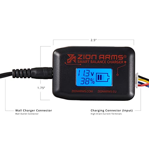 Universal Lipo Battery Charger with LCD Display - Compact Design