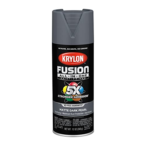 12 Oz. Matte Spray Paint - Dark Pearl, All-In-One Adhesion