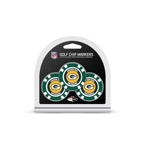 NFL Poker Chip Golf Ball Marker Set - Green Bay Packers