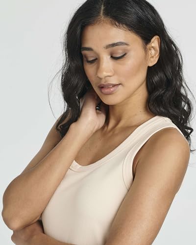 Real Essentials 3 Pack Women's Casual Midi Dresses Sleeveless Tank Set Large