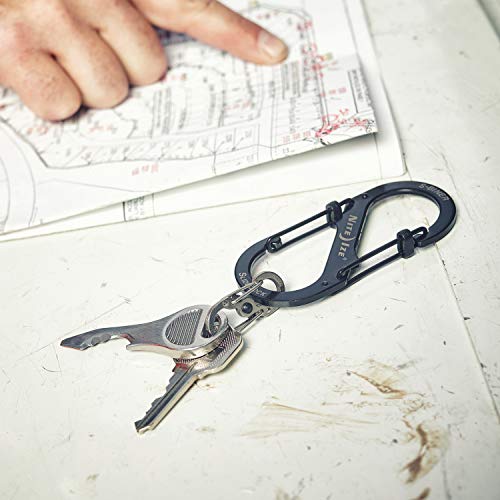 Lockable Dual Carabiner - Stainless Steel S-Biner #4 - 1 Count