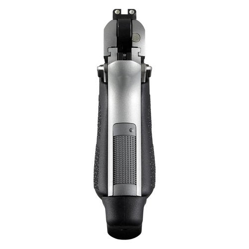 Hogue OverMolded Rubber Grip for Kimber Micro 9 (Ambi Safety) with Finger Grooves, Black - 39080