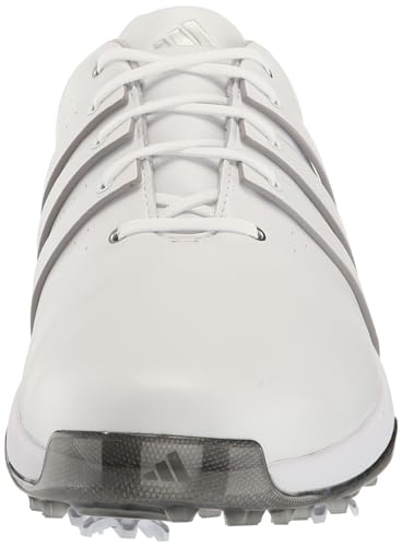adidas Men's Tour360 24 Golf Shoes - White/Silver Metallic, Size 12
