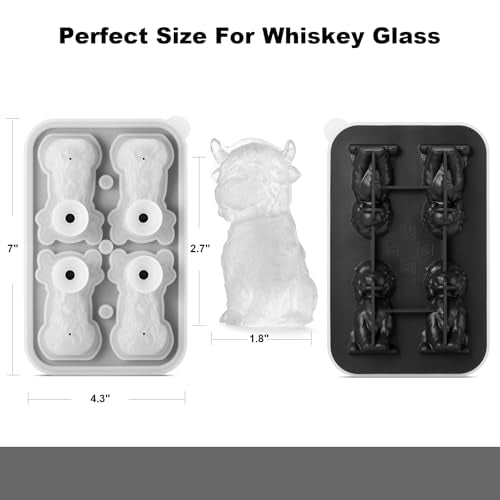 3D Highland Cow Ice Cube Tray - Novelty Silicone Mold