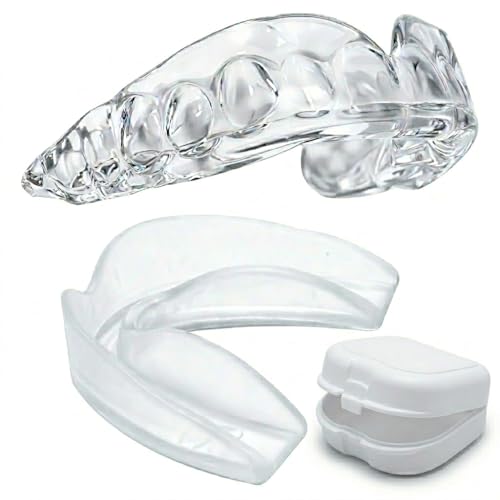 Custom Fit Sport Mouth Guards - 2 Pack, BPA Free, Clear