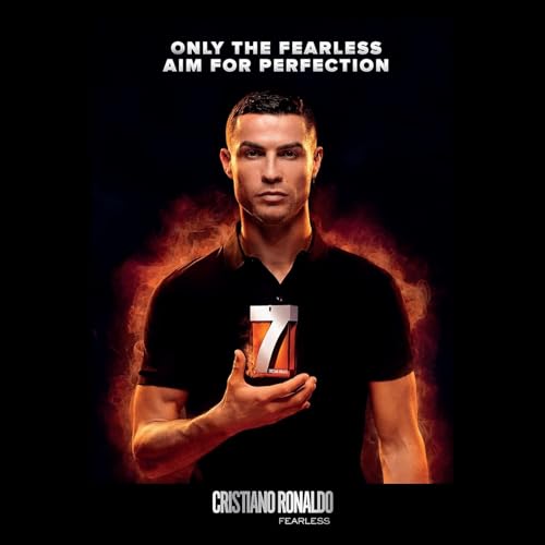 Cristiano Ronaldo Fearless Men's Vegan Eau de Parfum - Woody Spicy Floral Fragrance