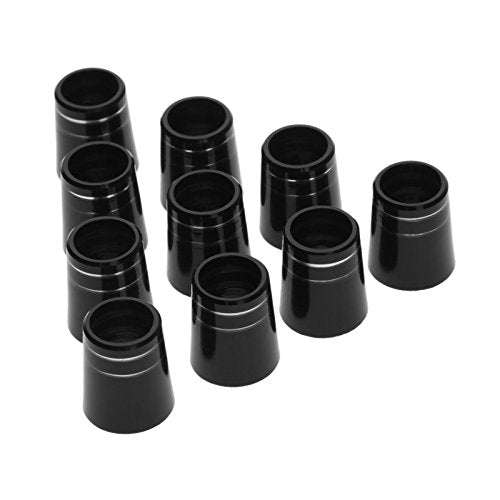 Golf Ferrules for Taper Tip Irons - Black, 0.350, 10-Pack