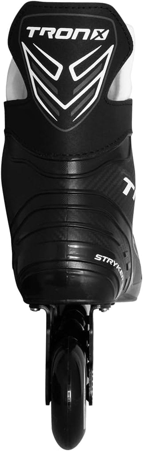 TronX Stryker 3.0 Senior Adult Junior Kids Inline Roller Hockey Skates, New for 2023 (Skate Size 4 (Shoe Size 5-5.5))