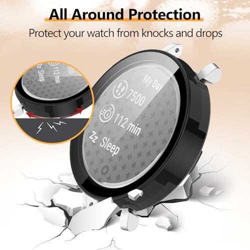2 Pack Hard PC Screen Protector Case for Lily 2 - Black+Black