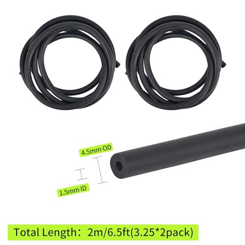 6.5ft Compound Bow Peep Sight Tubing - Rubber Replacement Accessory