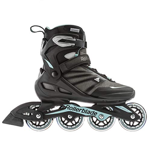 Fitness Inline Skates for Women - Rollerblade Zetrablade - Black & Light Blue