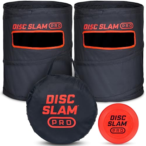 PRO Disc Slam Game for 4 Players - Portable Outdoor Lawn, Beach & Campsite Play