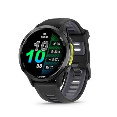 Garmin Forerunner 970 Running Smartwatch Bundle - Carbon Gray DLC Titanium