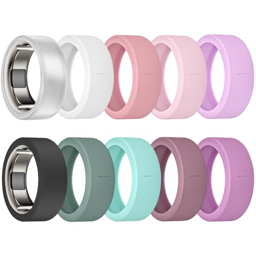 Oura Ring Silicone Covers - 10 Pack, Multiple Colors - Set 1