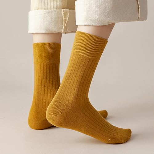 Riccess Multicolor Retro Athletic Crew Socks for Women & Girls, Above Ankle, Stretch Fit