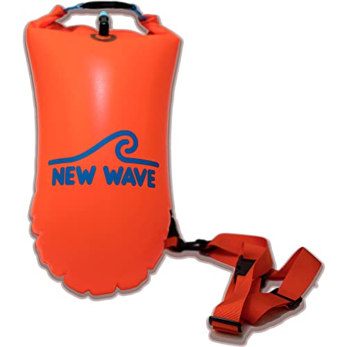 Open Water Swim Buoy - Lightweight Orange Nylon-TPU 15L Float