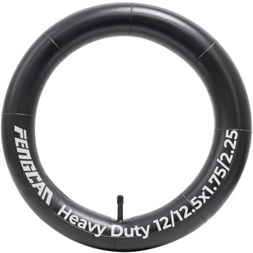 Heavy Duty 12/12.5 x 1.75-2.25 Bicycle Inner Tube with Schrader Valve