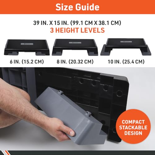Aerobic Step Platform for Cardio & Rehabilitation - Adjustable Height