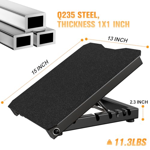 Calf Stretcher Slant Board - Heavy Duty Adjustable - Black