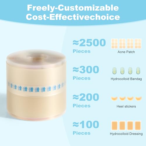Hydrocolloid Roll Bandage - 2in x 12ft Waterproof Adhesive Dressing