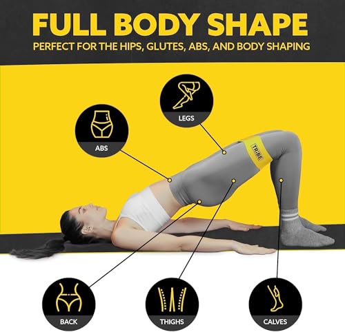 Fabric Resistance Bands Set - 5 Levels for Legs & Glutes