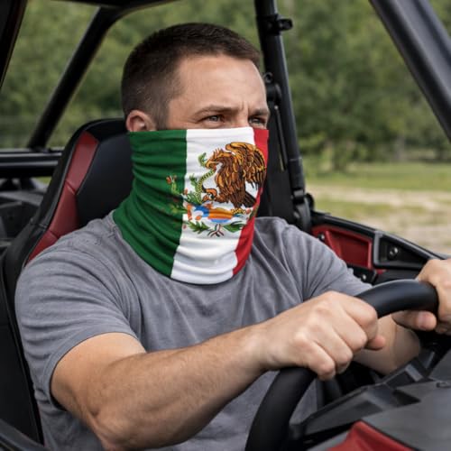 EVD-X 6 Pack Seamless Headband Neck Gaiter - Mexico III UV Face & Neck Shield, Unisex