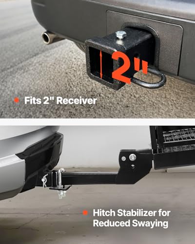 Hitch Cargo Carrier 60x24x14 in - 500lbs Capacity, Steel Rack