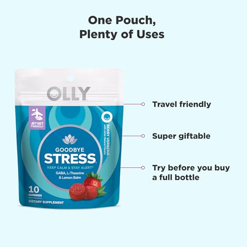Goodbye Stress Gummies - Berry Verbena - 10 Count Pack