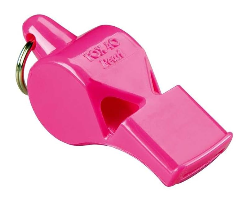 Fox 40 Pearl Whistle with Lanyard - Pink