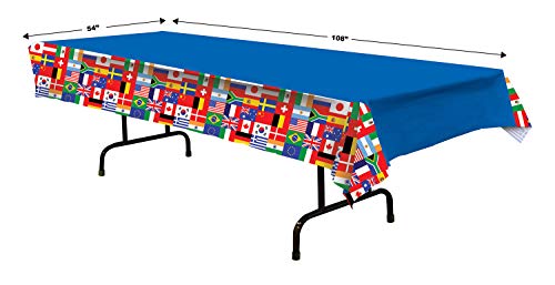 International Flag Tablecover - 54 x 108 Inch Rectangular