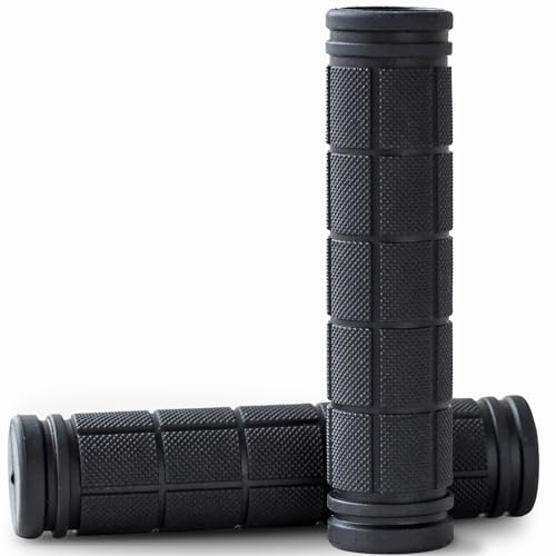 Non-Slip Rubber Bike Handlebar Grips for MTB, BMX and Scooters - 22mm