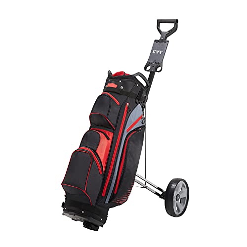 Lightweight Aluminum Frame Golf Push Cart with Maintenance-Free Wheels