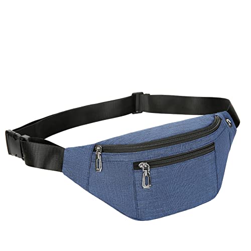 Waterproof Fanny Pack for Men & Women - Dark Blue