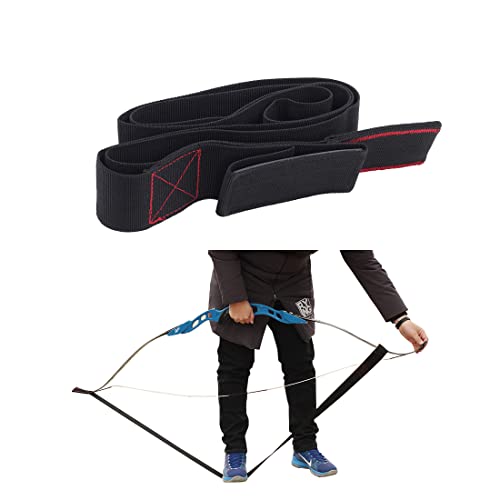 Archery Bow Stringer Tool for Recurve & Longbow - Black